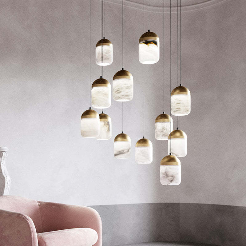 Alabaster Staircases Chandelier