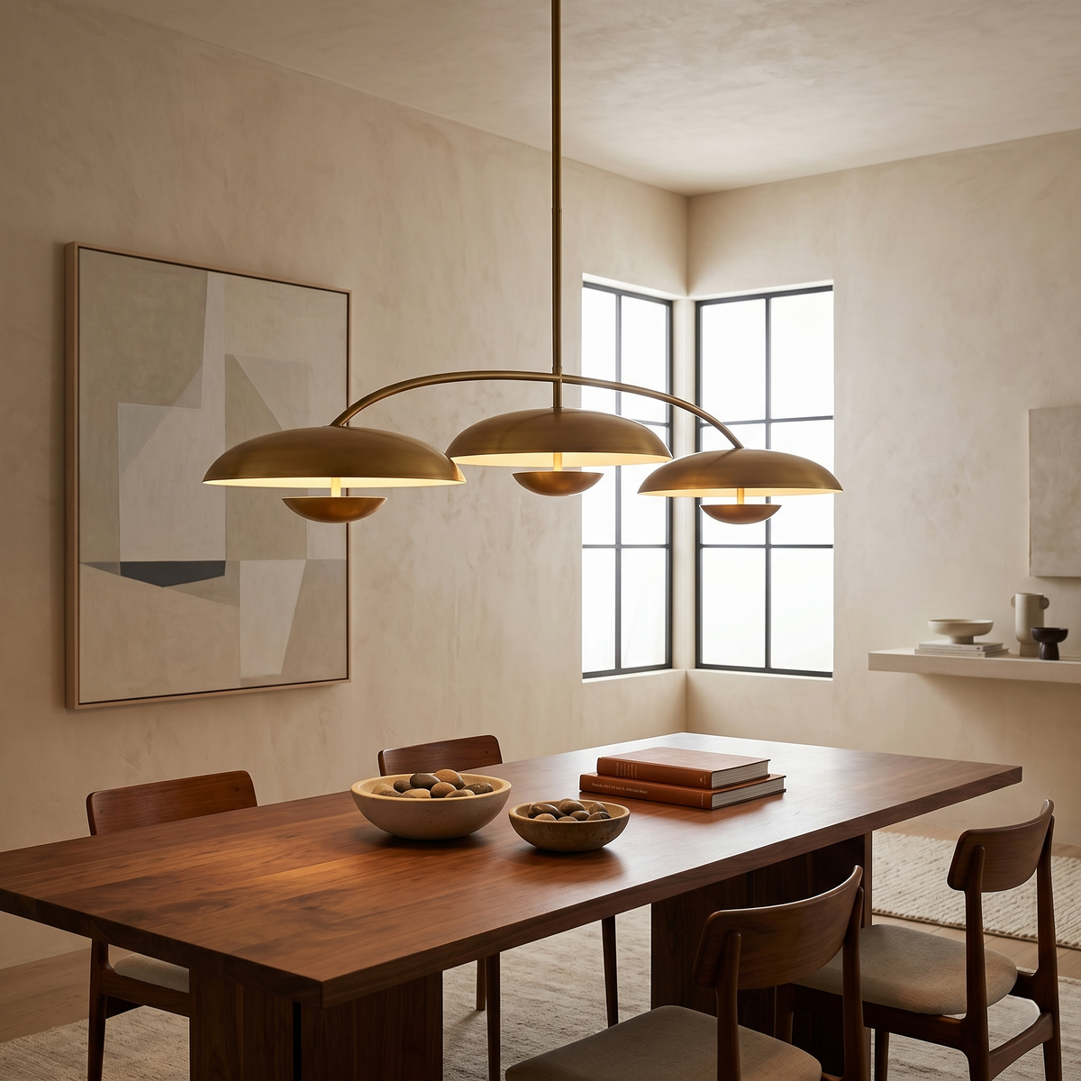 Linear Disc Chandelier