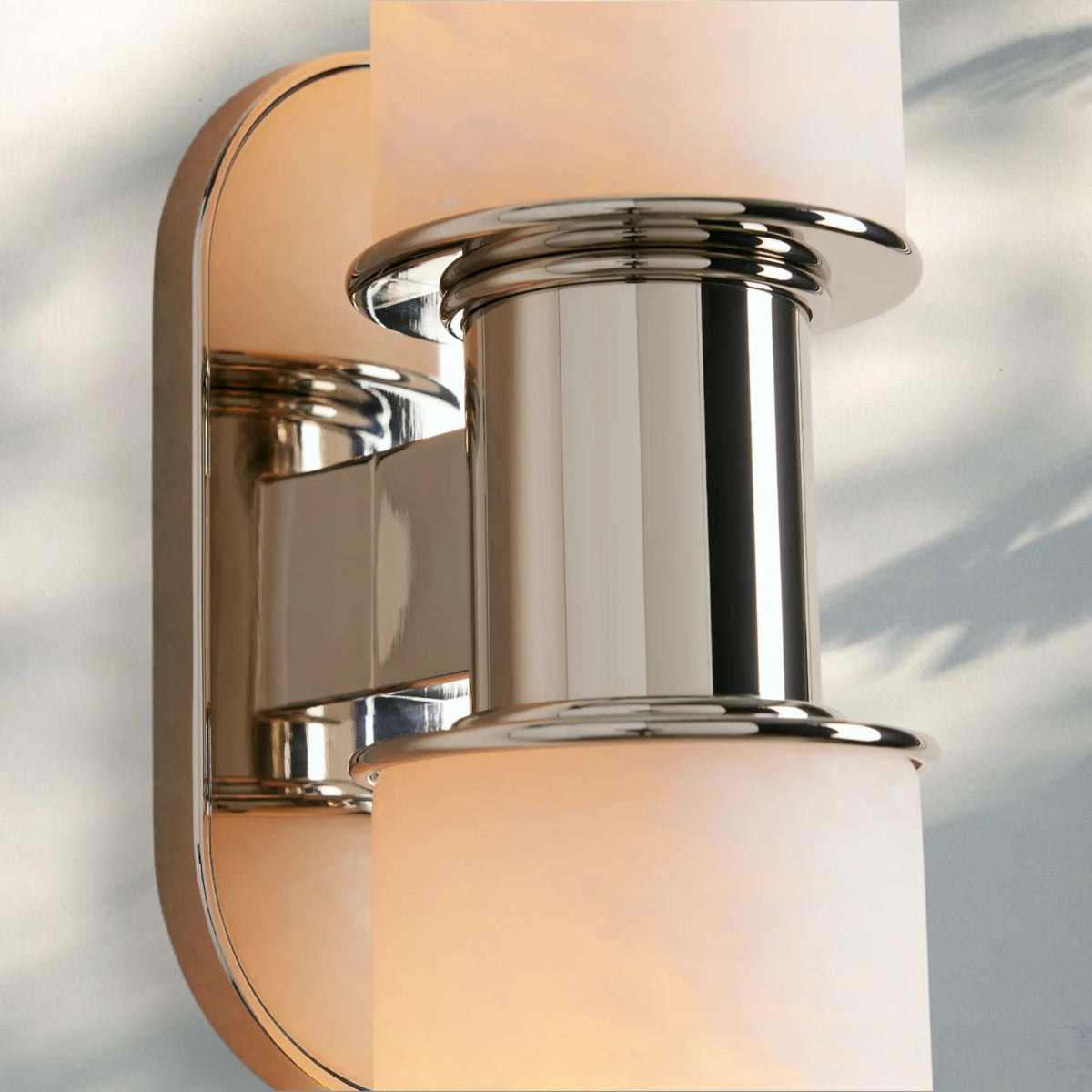 Harline Alabaster 2-Light Wall Sconce-
