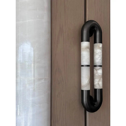 Alabaster Tube Wall Sconce