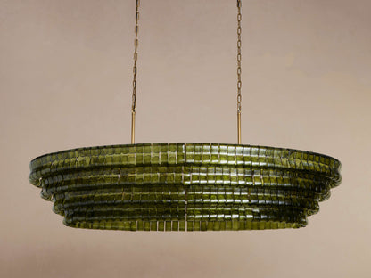 Ghiaccio Oval Chandelier 54 inch, 65 inch