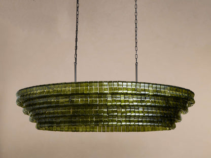 Ghiaccio Oval Chandelier 54 inch, 65 inch