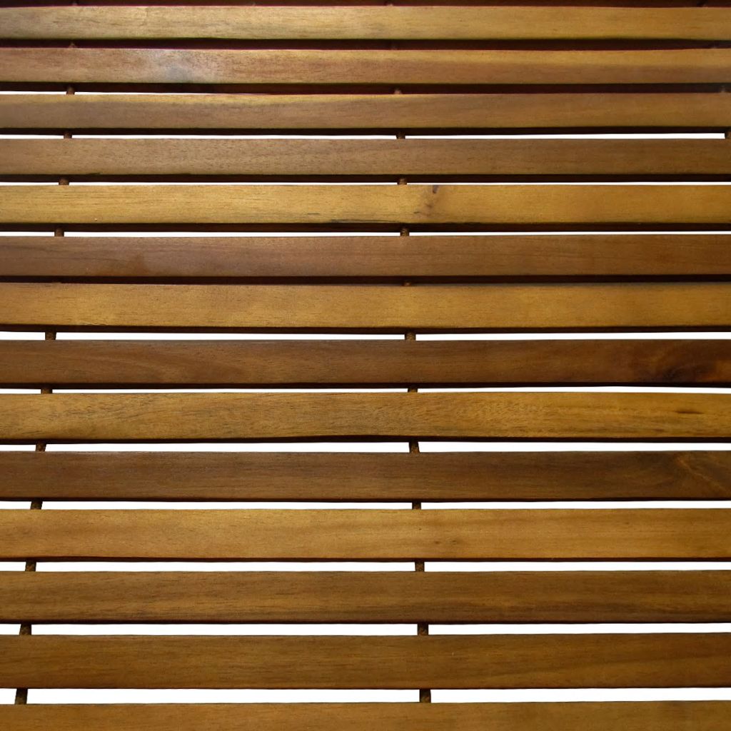 vidaXL Bathmat Set Acacia Hardwood with Rubber Backing Bathroom Runner Mats for Bath and Sauna Areas