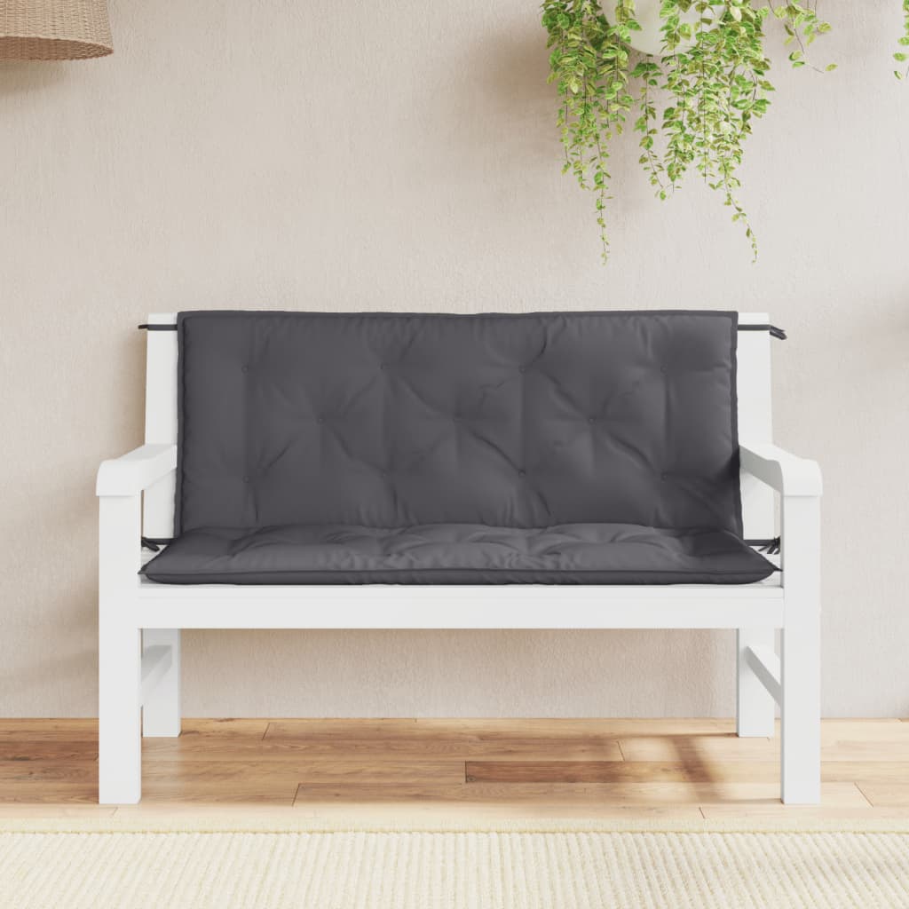 vidaXL Water Repellent Outdoor Bench Cushion Oxford Fabric Seat Pad for Garden Patio Indoor Seating