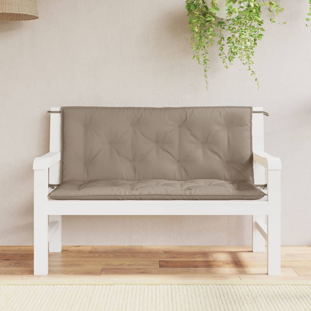 vidaXL Water Repellent Outdoor Bench Cushion Oxford Fabric Seat Pad for Garden Patio Indoor Seating