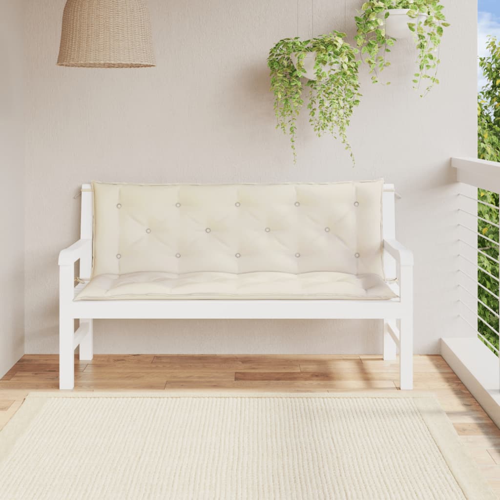 vidaXL Water Repellent Outdoor Bench Cushion Oxford Fabric Seat Pad for Garden Patio Indoor Seating