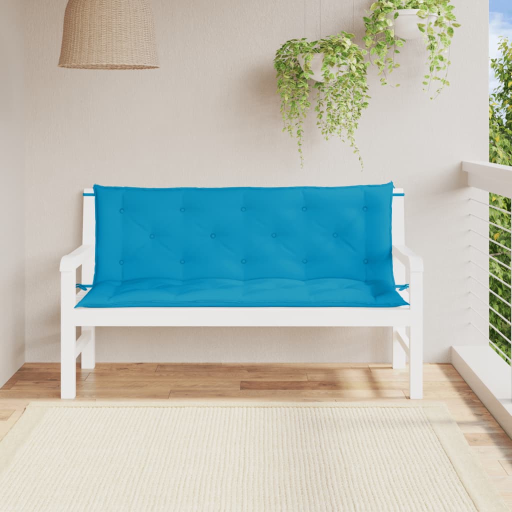 vidaXL Water Repellent Outdoor Bench Cushion Oxford Fabric Seat Pad for Garden Patio Indoor Seating