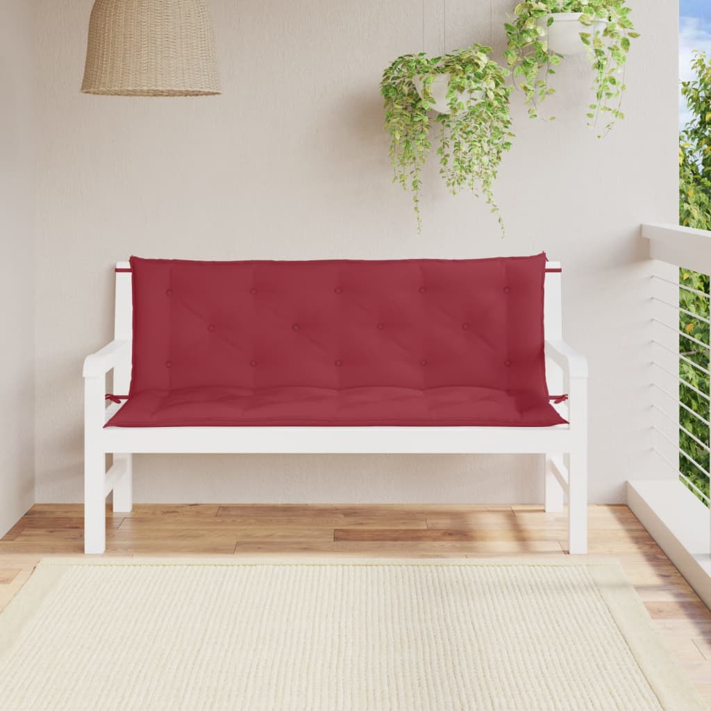vidaXL Water Repellent Outdoor Bench Cushion Oxford Fabric Seat Pad for Garden Patio Indoor Seating