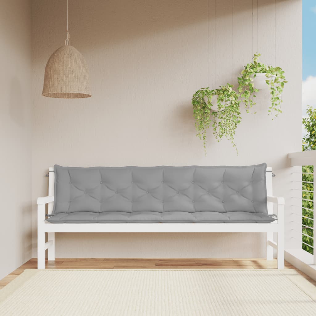 vidaXL Water Repellent Outdoor Bench Cushion Oxford Fabric Seat Pad for Garden Patio Indoor Seating