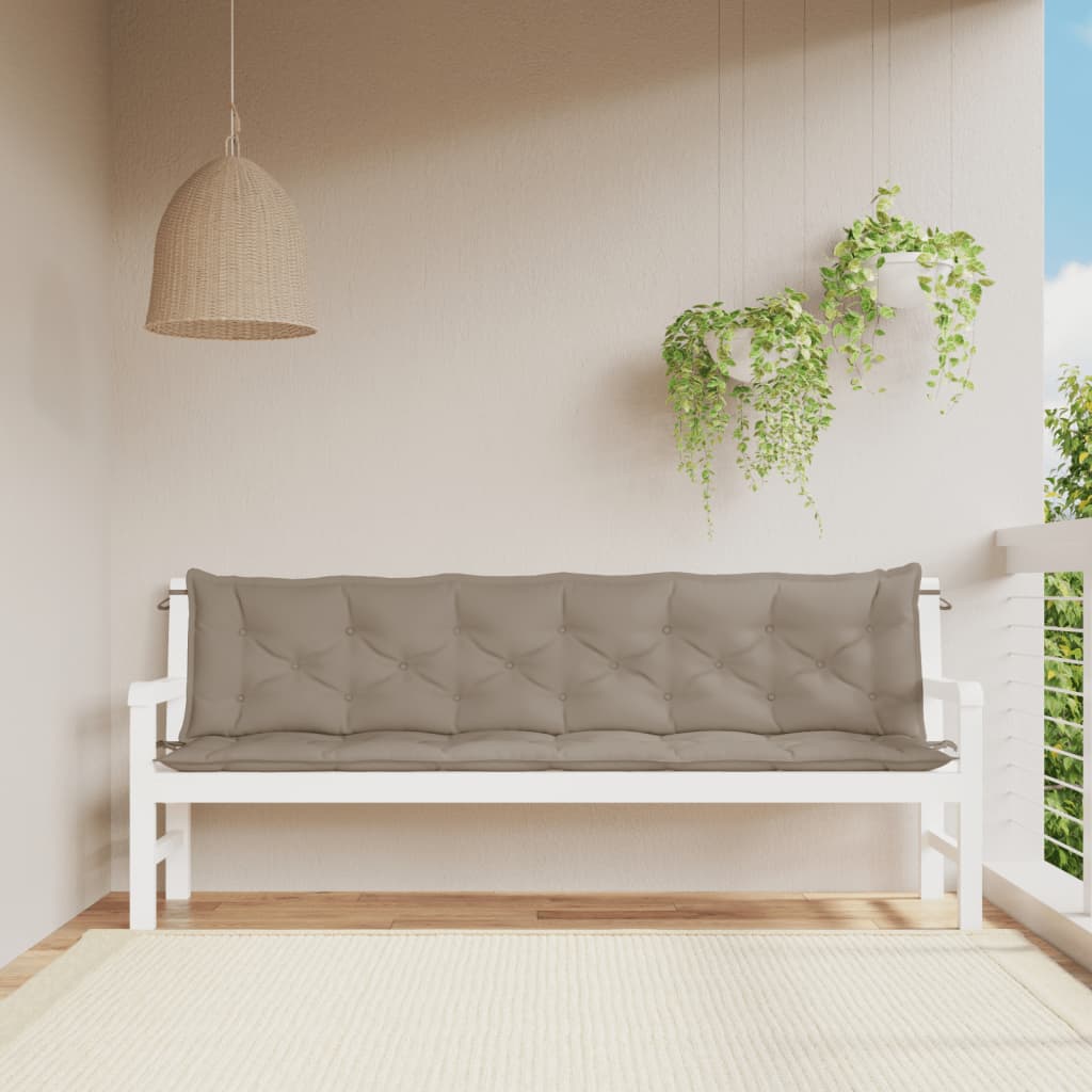 vidaXL Water Repellent Outdoor Bench Cushion Oxford Fabric Seat Pad for Garden Patio Indoor Seating