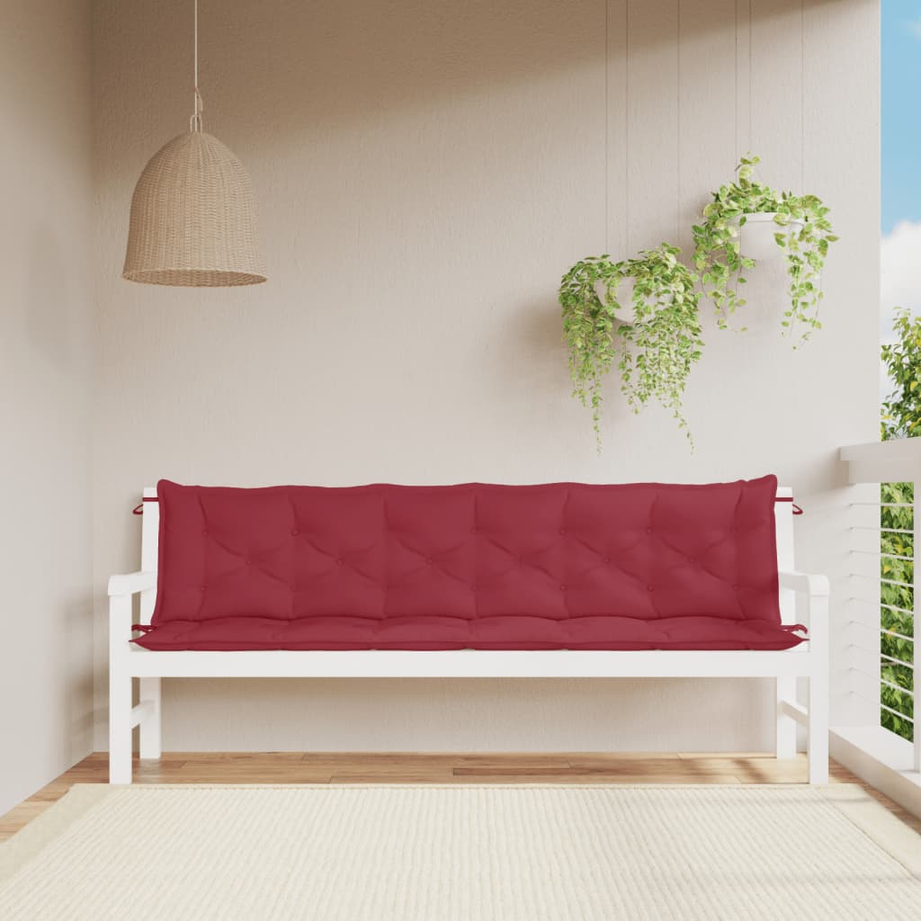 vidaXL Water Repellent Outdoor Bench Cushion Oxford Fabric Seat Pad for Garden Patio Indoor Seating