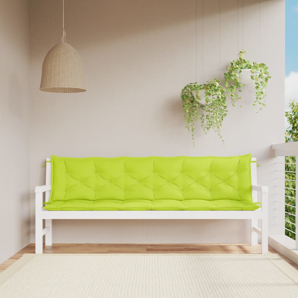 vidaXL Water Repellent Outdoor Bench Cushion Oxford Fabric Seat Pad for Garden Patio Indoor Seating