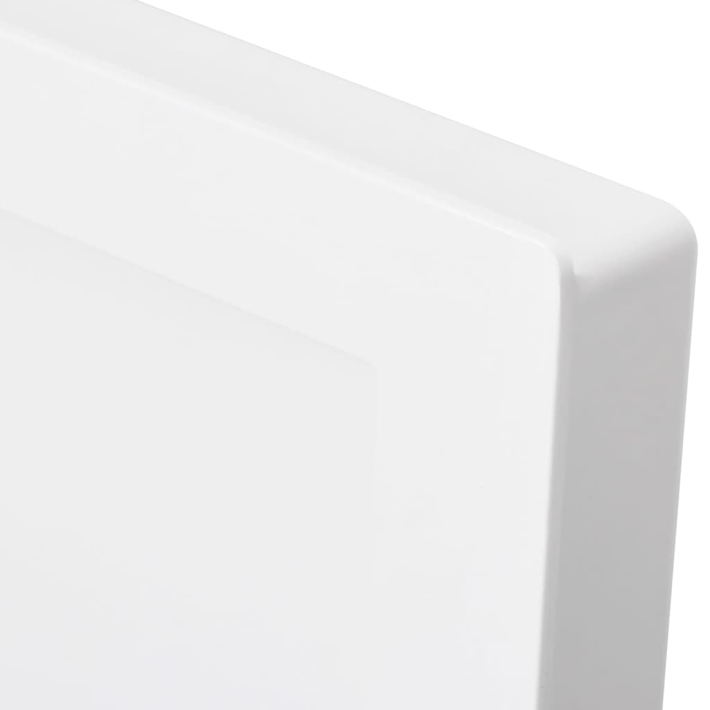 vidaXL Shower Niche 2 Compartments White