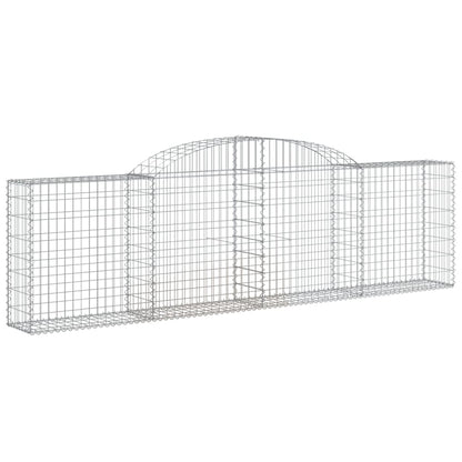 vidaXL Arched Gabion Baskets 3-Piece Set