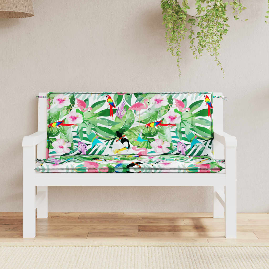 vidaXL Water Repellent Outdoor Bench Cushion Oxford Fabric Seat Pad for Garden Patio Indoor Seating