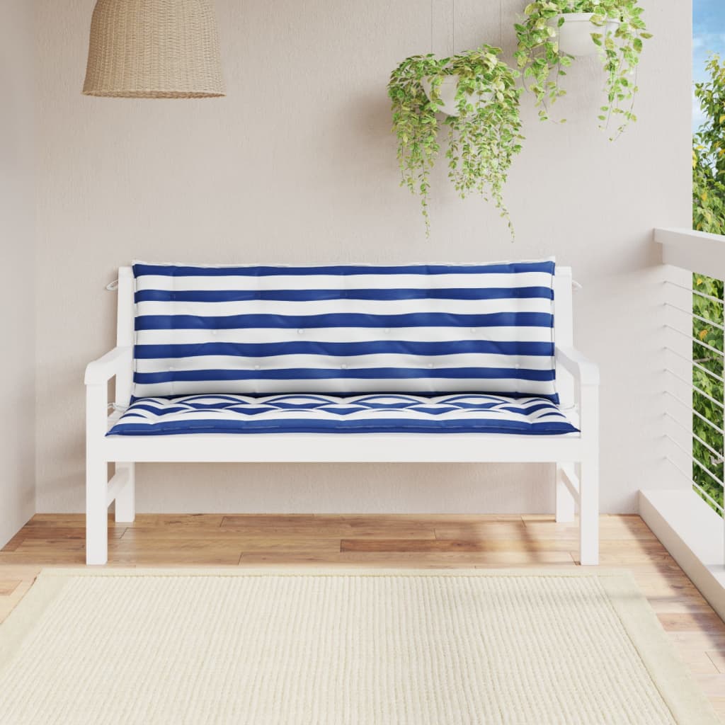 vidaXL Water Repellent Outdoor Bench Cushion Oxford Fabric Seat Pad for Garden Patio Indoor Seating