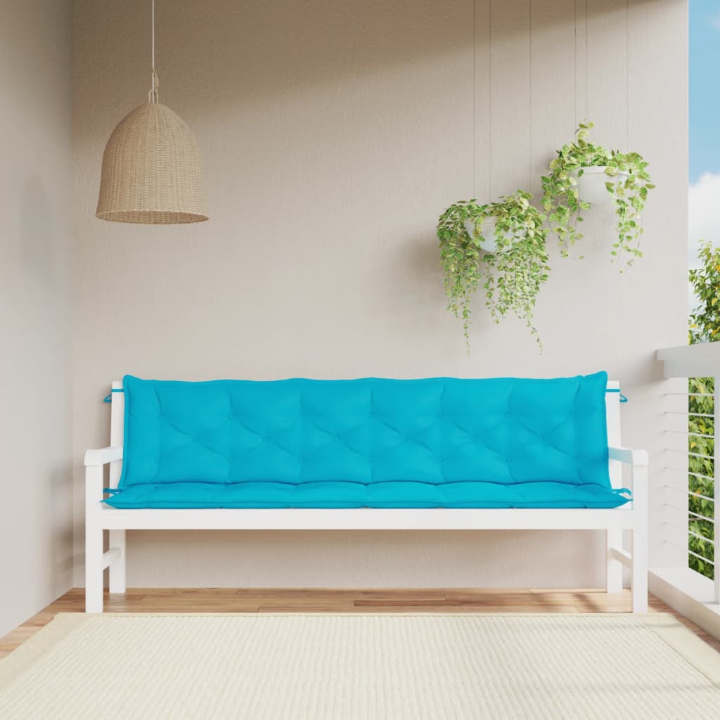 vidaXL Water Repellent Outdoor Bench Cushion Oxford Fabric Seat Pad for Garden Patio Indoor Seating