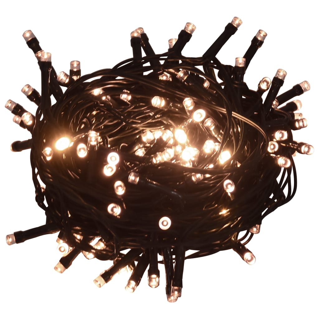 vidaXL Artificial Hinged Christmas Tree 82.7 in with 300 LEDs Multiple Lighting Modes Metal Stand Holiday Decor