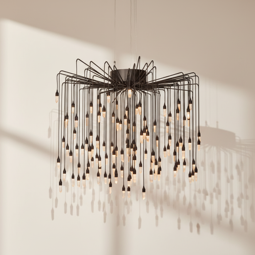Ambert Crystal Raindrops Chandelier