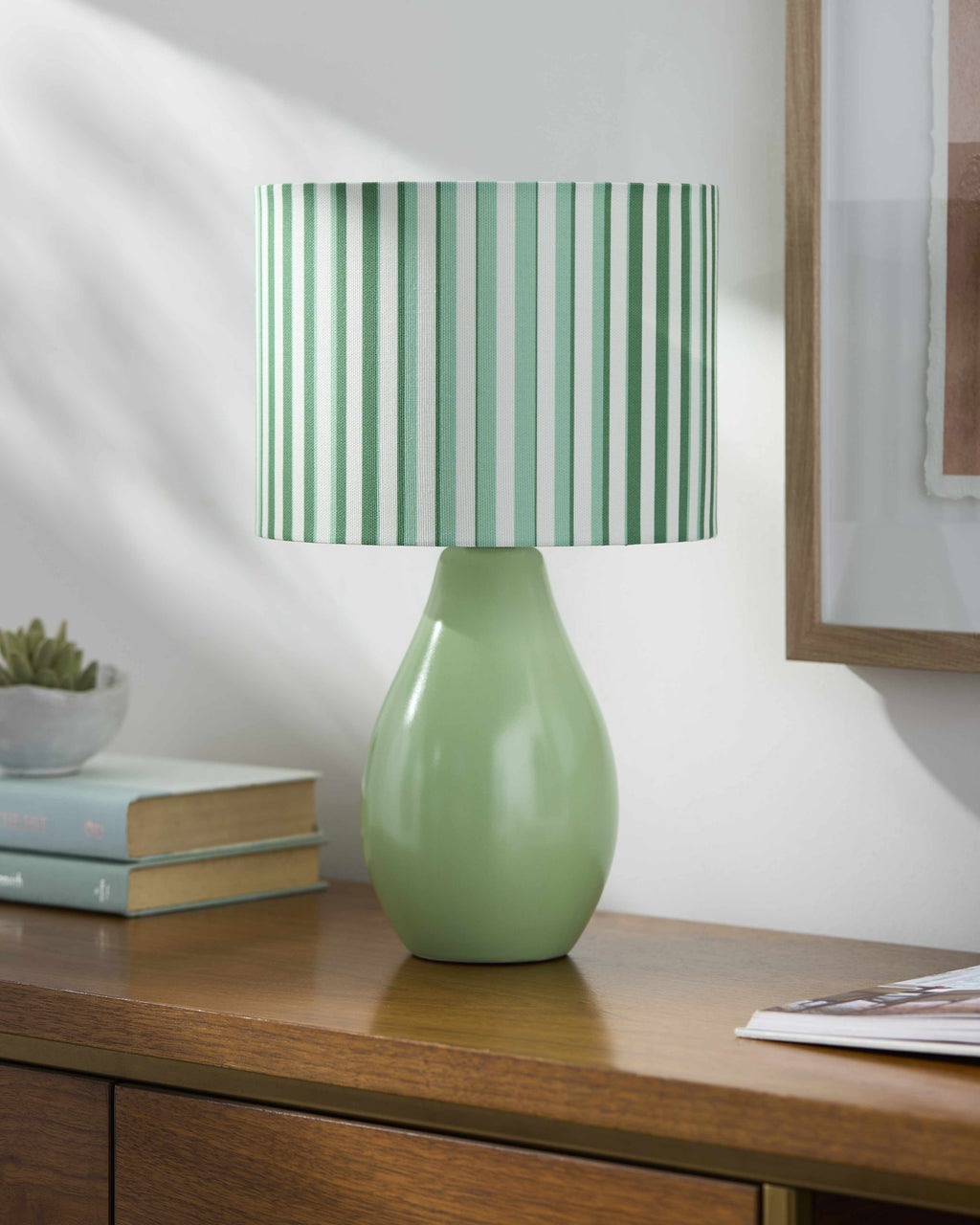 Beitbridge White Table Lamp for Bedroom Living Room Desk and Home Lighting Decor - Deco Ranches