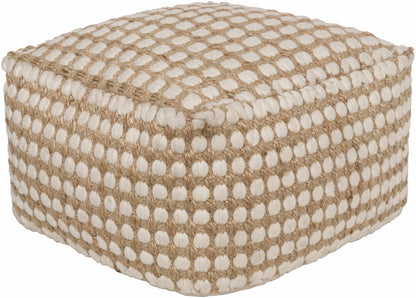 Brookneal Pouf Ottoman Footrest Decorative Accent Seating for Living Room Bedroom Home Decor - Deco Ranches
