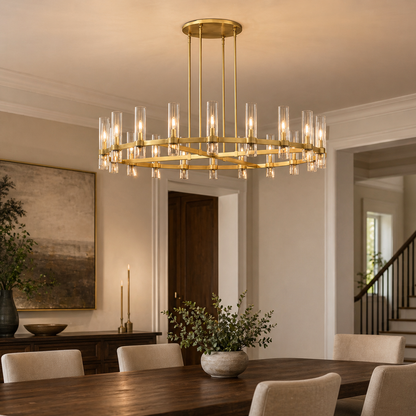 Signature Modern Round Chandelier