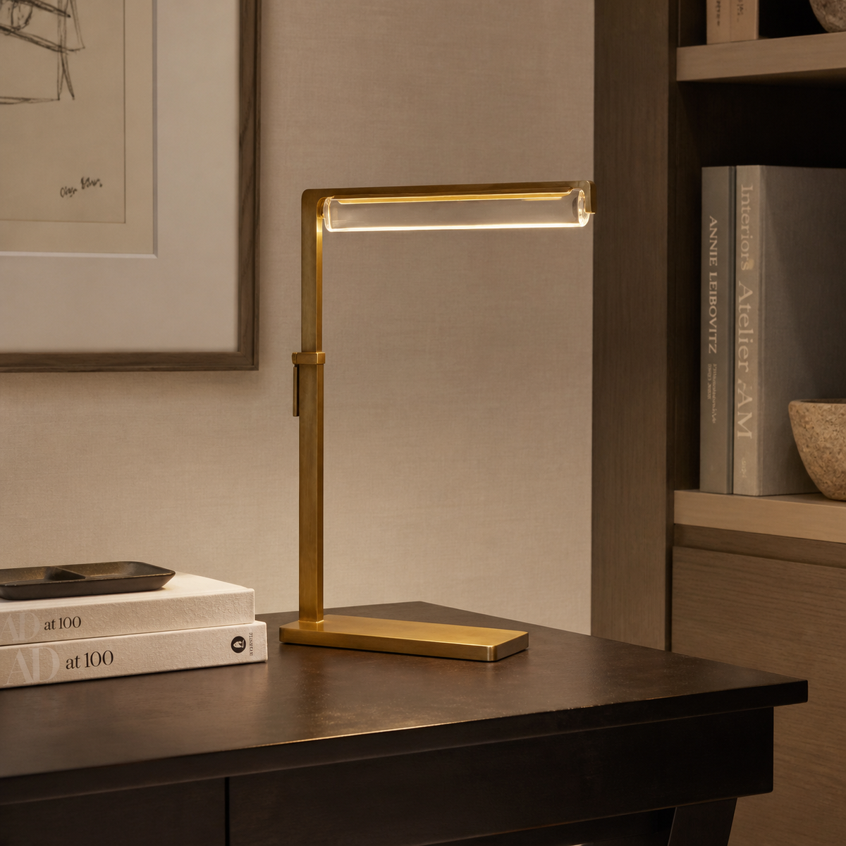 K9 Crystal Task Table Lamp