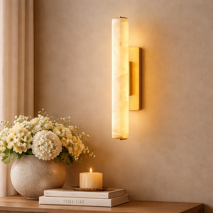 Marble Stone Single Wall Sconce