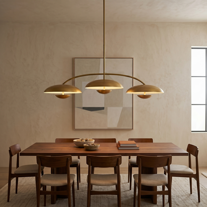 Linear Disc Chandelier