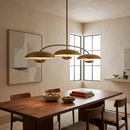 Linear Disc Chandelier