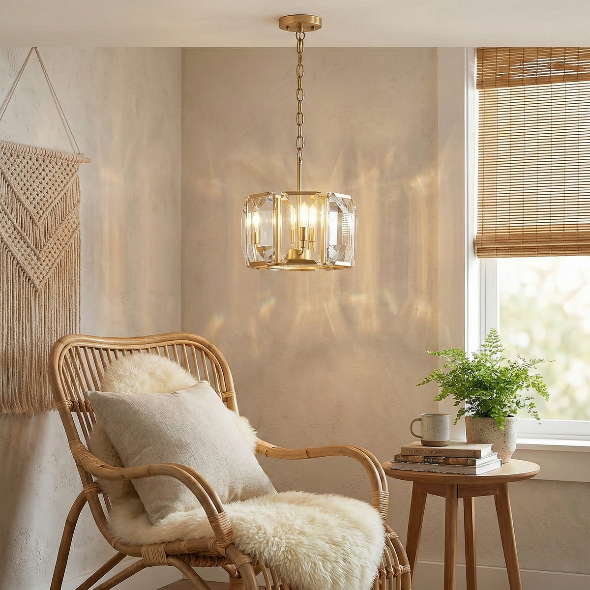 Refined Round Chandelier