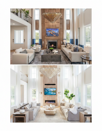 Smoke Glass Tiered Round Chandelier