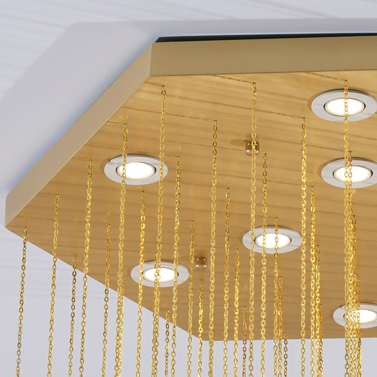 Elegant Hexa Alabaster Cascade Chandelier - Deco Ranches