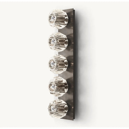 Jules Crystal Vanity Linear Sconce