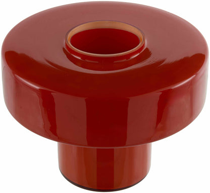 Lauenhagen Dark Red Table Lamp Decorative Accent Lighting for Bedroom Living Room Home Decor - Deco Ranches