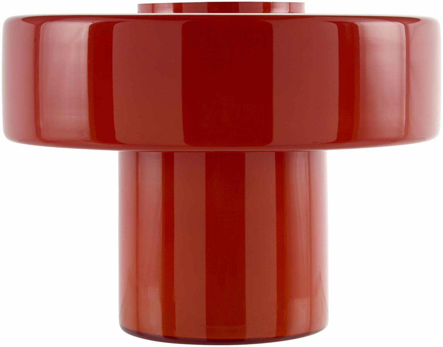 Lauenhagen Dark Red Table Lamp Decorative Accent Lighting for Bedroom Living Room Home Decor - Deco Ranches