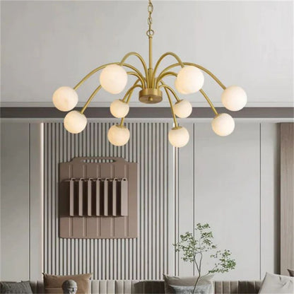 Alabaster Bloom Chandelier