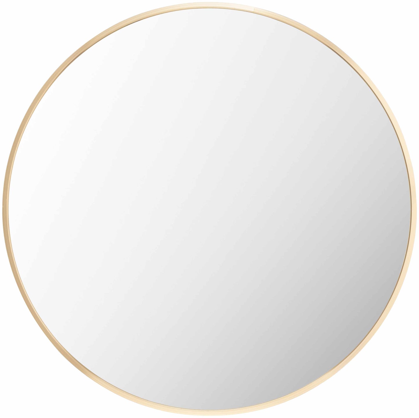 Pontalina Round Gold Mirror Decorative Wall Mirror for Bathroom Bedroom Living Room Home Decor - Deco Ranches