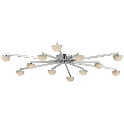 Propeller Alabaster Flushmount 8-Light 12-Light