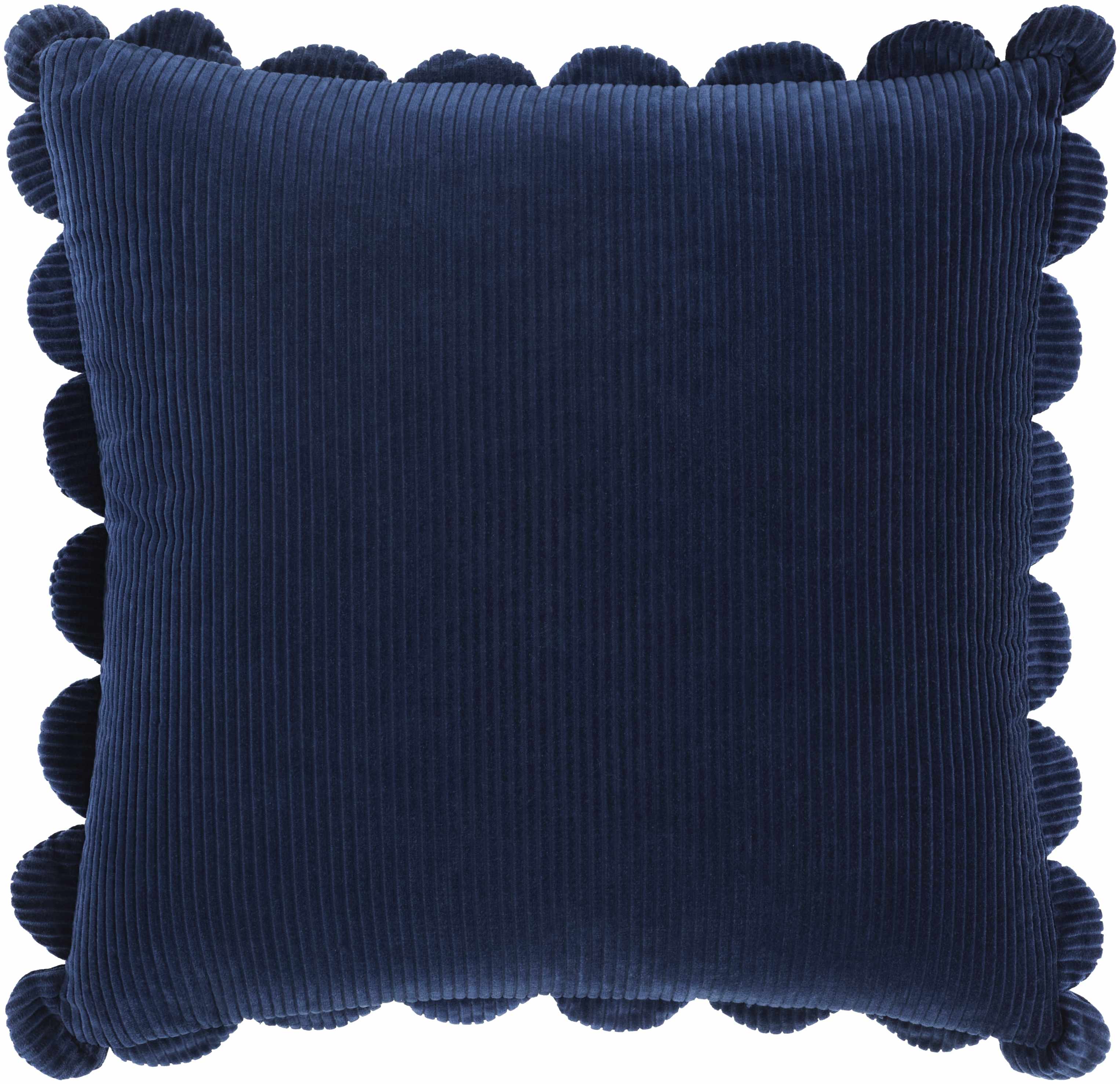 Sadai Blue Cotton Throw Pillow Decorative Cushion for Sofa Bed Living Room Home Decor - Deco Ranches