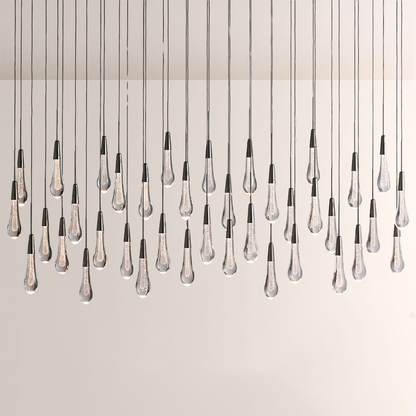 Solitaire Linear Chandelier 37'' 50'' 70'' 87" 120"W