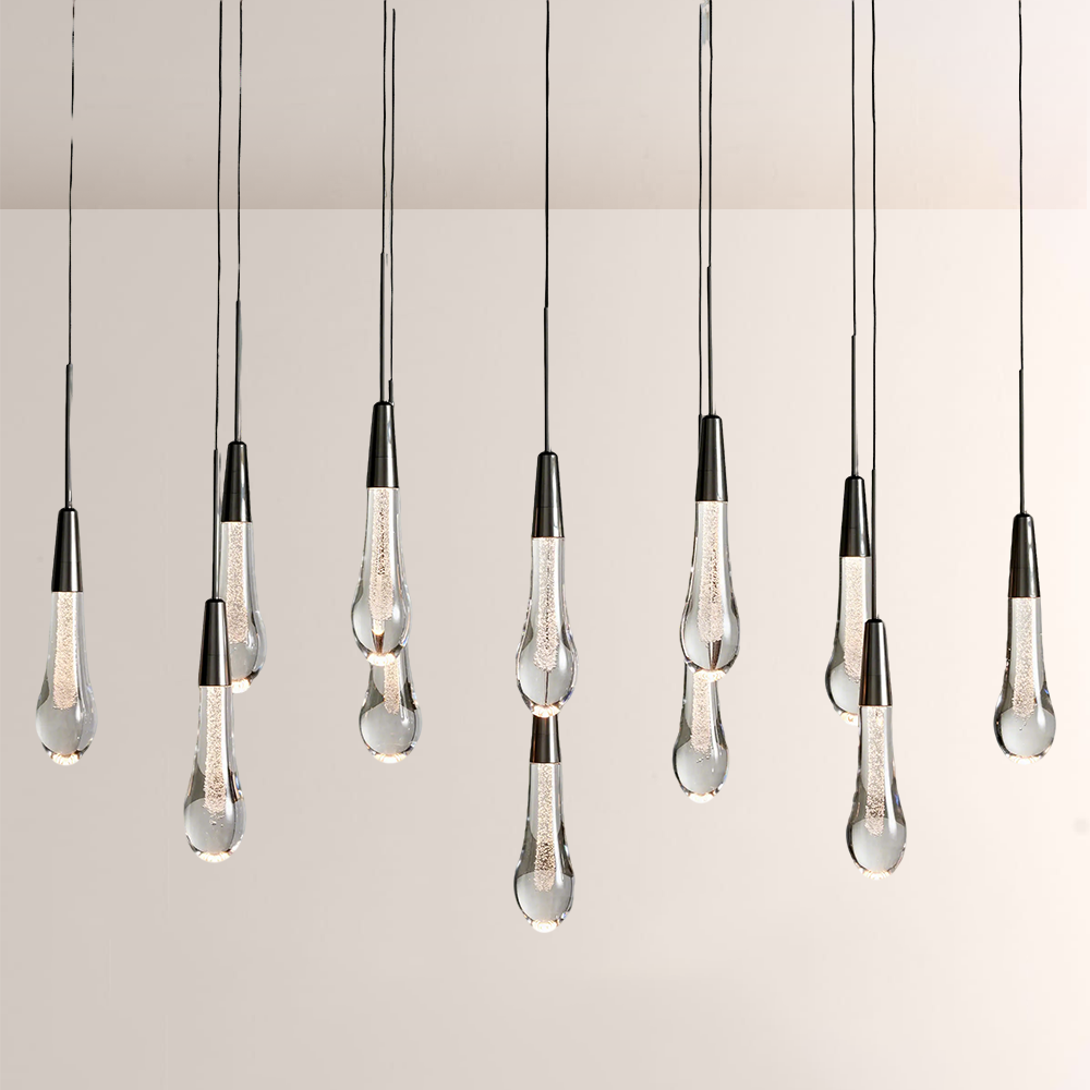 Solitaire Linear Chandelier 37'' 50'' 70'' 87" 120"W
