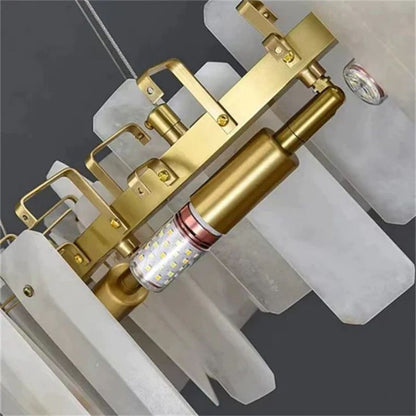 Dien Alabaster Round Chandelier