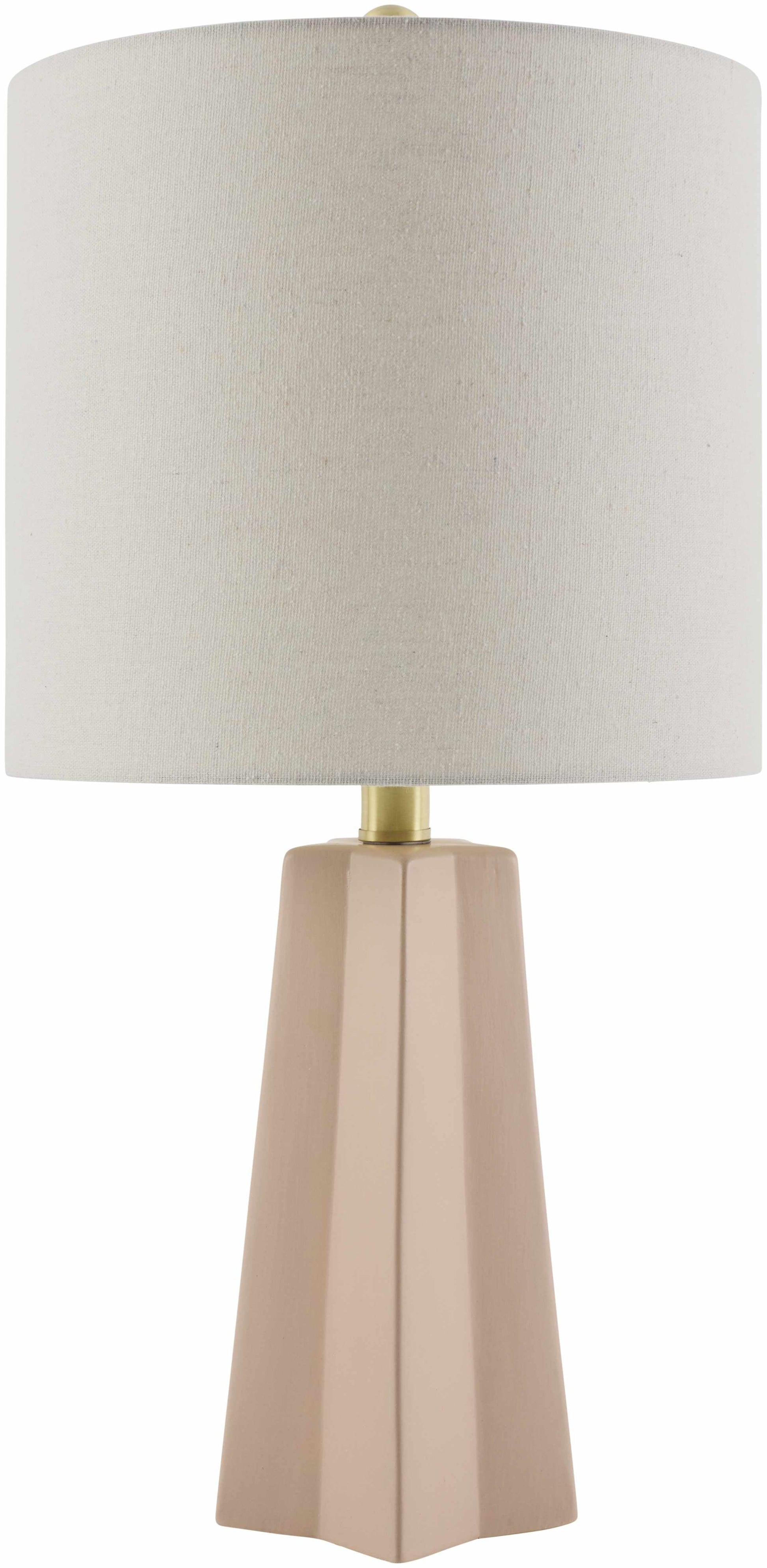 Yubileyny Blush Table Lamp Decorative Accent Lighting for Bedroom Living Room Home Decor - Deco Ranches