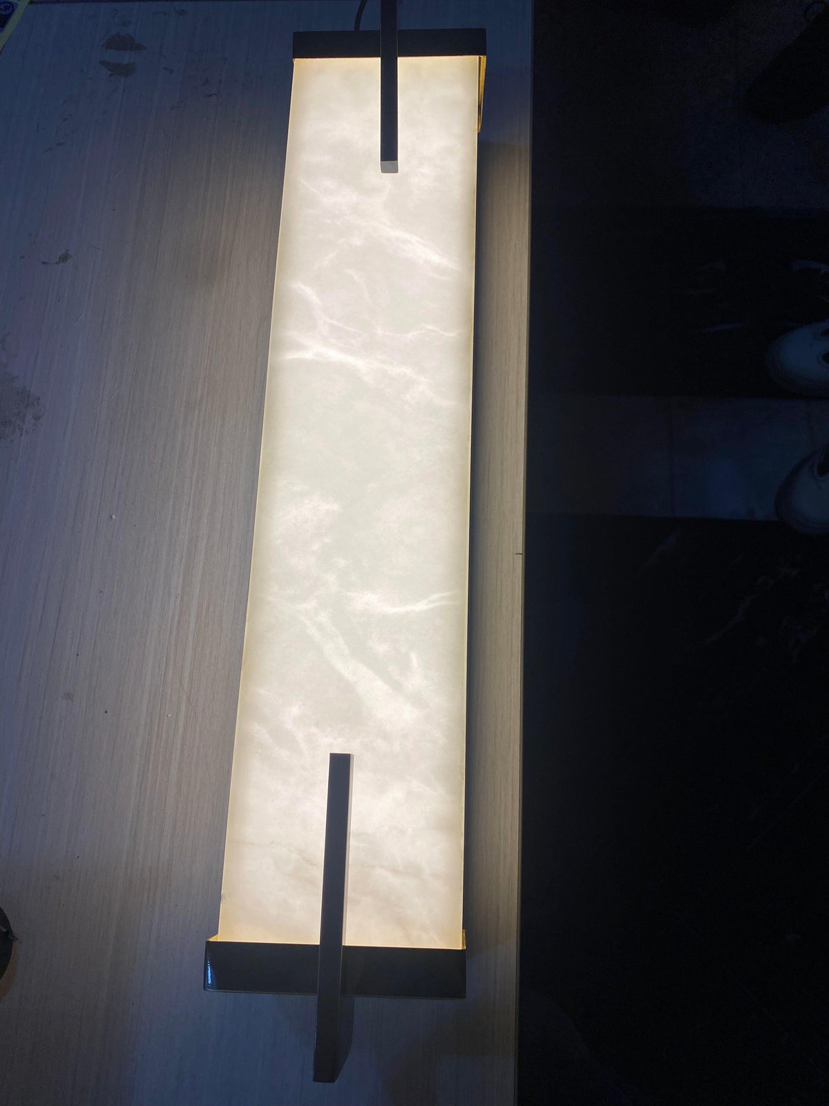 Beckett Alabaster Wall Sconce - ∅ 4.7″ x H 31.5″ Set of 2BronzeDeco Ranches