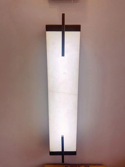 Beckett Alabaster Wall Sconce - ∅ 4.7″ x H 31.5″ Set of 2BronzeDeco Ranches