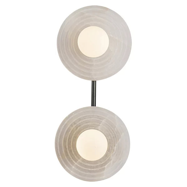 Dahlia Alabaster LED Vanity Light-Deco Ranches-Deco Ranches