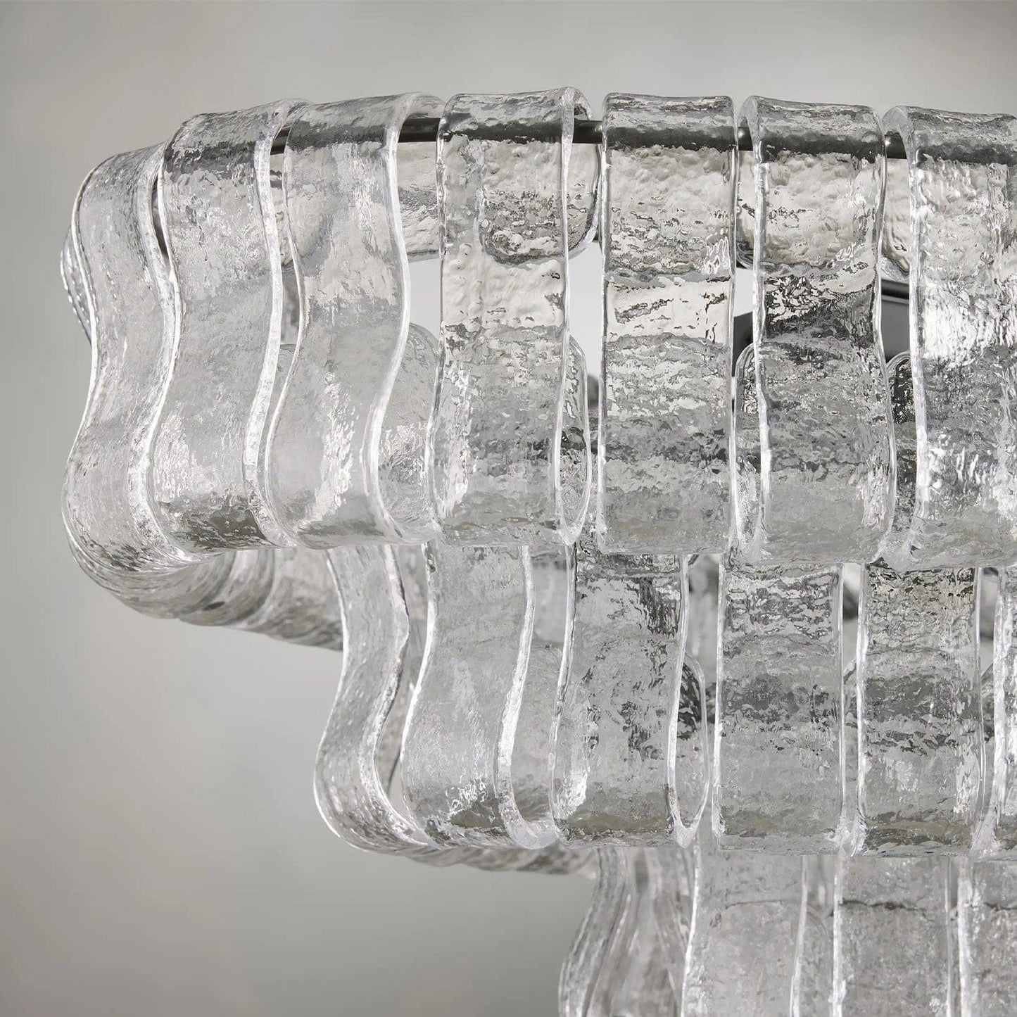 Ghiaccio Oval Chandelier 54", 65"