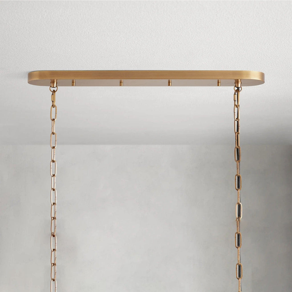Ghiaccio Oval Chandelier 54", 65"