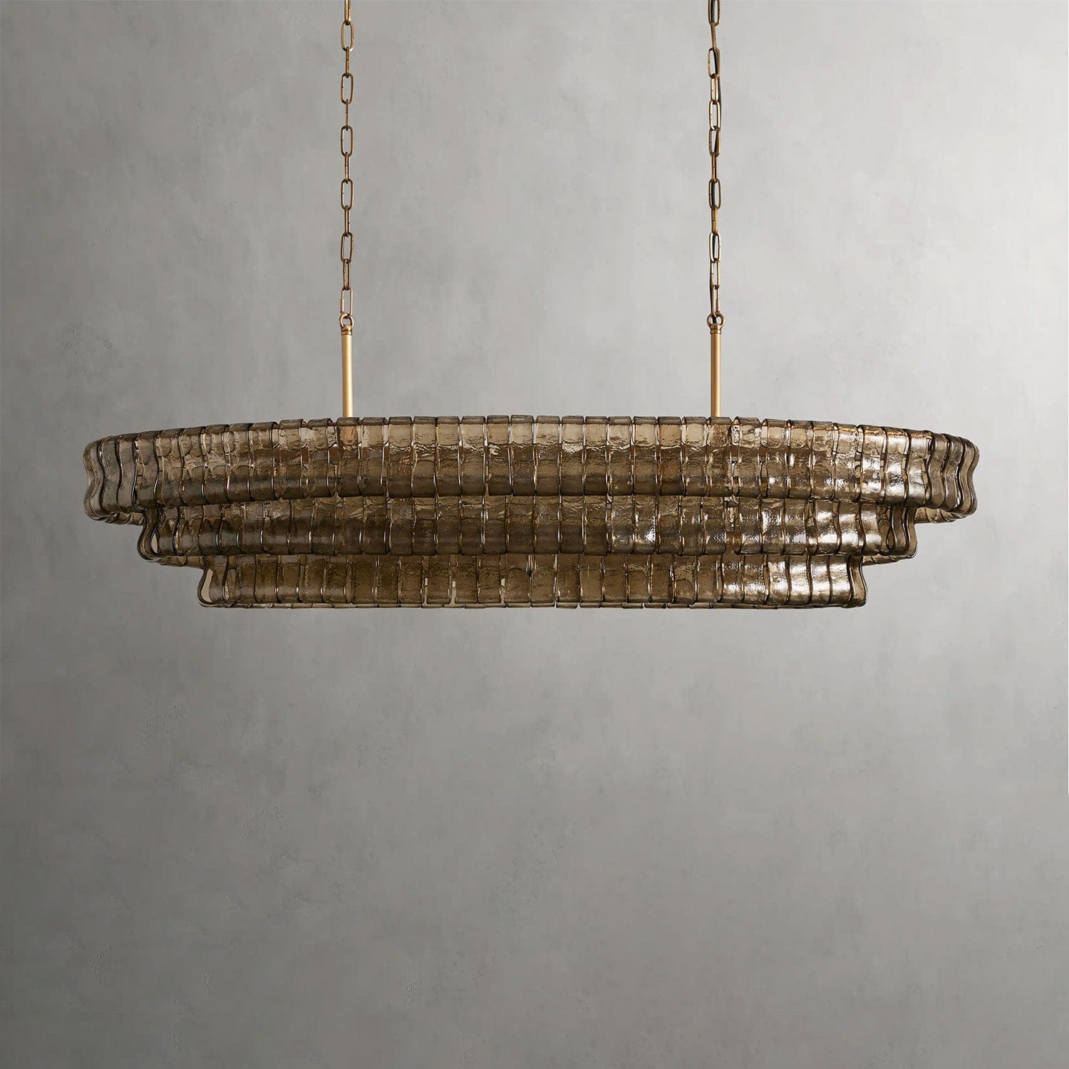 Ghiaccio Oval Chandelier 54", 65"